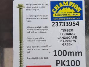 How to choose the correct screws for decking Champion Timber Hex Head Landscaping Screws