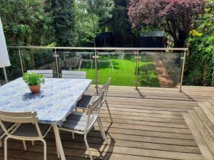 Glass Ballustrade Decking Installation in Kingston Upon Thames KT2 by Oilcanfinish Kitchen View